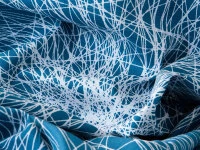 Baumwolltasche Furoshiki Tsuru, Blau, 100 Cm 7 Baumwolltasche Furoshiki Tsuru, Blau, 100 Cm – Bild 5