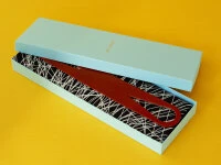 Baumwolltasche Furoshiki Tsuru, Indigo, 100 Cm 6 Baumwolltasche Furoshiki Tsuru, Indigo, 100 Cm – Bild 4