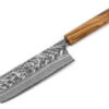 Damastmesser Nakiri 165 SG2, 63 Lagen, Olive