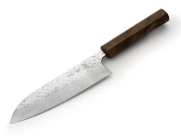 Damastmesser Santoku 165 White Ebony, 35 Lagen 14 Damastmesser Santoku 165 White Ebony, 35 Lagen – Bild 12
