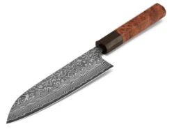 Damastmesser Santoku 170 SG2, 63 Lagen, Quitte -Küchenutensilien Laden damastmesser santoku 170 sg2 63 lagen quitte 1