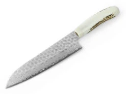 Damastmesser Santoku 180, Kadzuno-gara -Küchenutensilien Laden damastmesser santoku 180 kadzuno gara 1