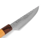 Damastmesser Steakmesser 120, VG-10, Hammerschlag 5 Damastmesser Steakmesser 120, VG-10, Hammerschlag – Bild 3