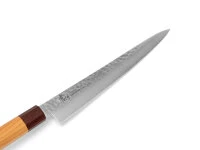 Damastmesser Sujihiki 240, VG-10, Hammerschlag 5 Damastmesser Sujihiki 240, VG-10, Hammerschlag – Bild 3