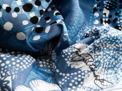 Furoshiki Kukka, Blau, 90 X 90 Cm -Küchenutensilien Laden furoshiki kukka blau 90 x 90 cm 1