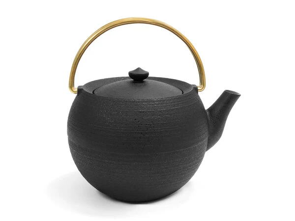 Gusseisen Teekanne Marutama L, 1,1 L Messinggriff 8 Gusseisen Teekanne Marutama L, 1,1 L Messinggriff – Bild 6