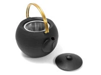 Gusseisen Teekanne Marutama L, 1,1 L Messinggriff 5 Gusseisen Teekanne Marutama L, 1,1 L Messinggriff – Bild 3