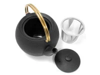 Gusseisen Teekanne Marutama L, 1,1 L Messinggriff 7 Gusseisen Teekanne Marutama L, 1,1 L Messinggriff – Bild 5