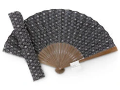 Handfächer Asanoha, Blau 17 Handfächer Asanoha, Blau -Küchenutensilien Laden handfaecher asanoha blau 1