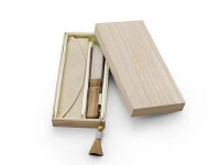 Handfächer Eien, Beige 8 Handfächer Eien, Beige – Bild 6