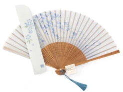 Handfächer Kiyomi, Blau -Küchenutensilien Laden handfaecher kiyomi 1 1