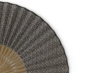 Handfächer Seikaiha, Blau 4 Handfächer Seikaiha, Blau – Bild 2