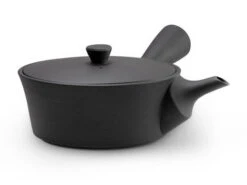 Japanische Kyusu Sencha 320, Banko Yaki, 320 Ml, Schwarz -Küchenutensilien Laden japanische kyusu sencha 320 banko yaki 320 ml schwarz 1