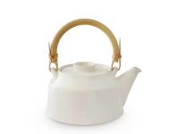 Japanische Teekanne T.Kato S, Weiß