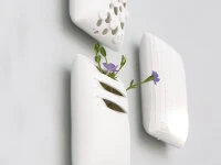 Japanische Vase Act/ Slit, Weiß 6 Japanische Vase Act/ Slit, Weiß – Bild 4