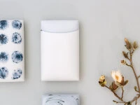 Küchenutensilien Laden 25 Japanische Vase Act/ Slope, Weiß