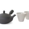 Japanisches Teeservice Teppachu Kurokusube, 3-teilig, Banko Yaki -Küchenutensilien Laden japanisches teeservice teppachu kurokusube 3 teilig banko yaki