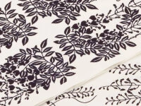 Japanpapier Chiyogami, Blätterreigen Nachtblau 3 Japanpapier Chiyogami, Blätterreigen Nachtblau