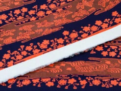 Japanpapier Katazome, Scherenschnitt Auf Hellrot -Küchenutensilien Laden japanpapier katazome scherenschnitt auf hellrot 1