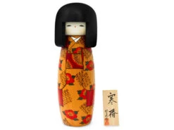 Kokeshi: Dekofigur Kantsubaki -Küchenutensilien Laden kokeshi dekofigur kantsubaki 1