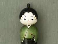 Kokeshi: Dekofigur Wakasamurai 8 Kokeshi: Dekofigur Wakasamurai – Bild 6