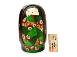 Kokeshi: Holzfigur Fuei -Küchenutensilien Laden kokeshi holzfigur fuei 1