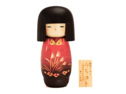 Kokeshi: Holzpuppe Michiyuki -Küchenutensilien Laden kokeshi holzpuppe michiyuki 1