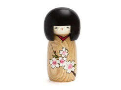 Kokeshi: Holzpuppe Sakura -Küchenutensilien Laden kokeshi holzpuppe sakura 1