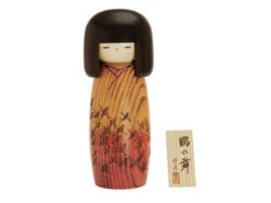 Kokeshi: Holzpuppe Tsuru No Mai -Küchenutensilien Laden kokeshi holzpuppe tsuru no mai 1