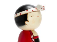 Kokeshi: Holzpuppe Wasshoi Girl 6 Kokeshi: Holzpuppe Wasshoi Girl – Bild 4
