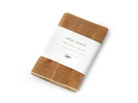 Oshibori, Bio Erfrischungstuch Japan, Brown, 25cm X 25cm 4 Oshibori, Bio Erfrischungstuch Japan, Brown, 25cm X 25cm – Bild 2