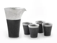 Sake Set Suzune S, 1 Karaffe, 4 Becher S