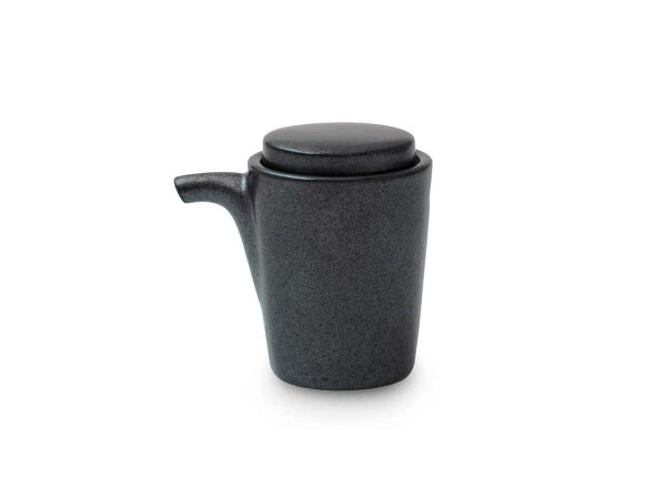 Sojasoßenkännchen, Porzellan Schwarz 10 Sojasoßenkännchen, Porzellan Schwarz – Bild 8