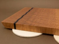 Stirnholz Schneidebrett Janus, Eiche HS Premium 9 Stirnholz Schneidebrett Janus, Eiche HS Premium – Bild 7