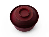 Suppenschale Mit Deckel Hashi Han, Urushi Rot 5 Suppenschale Mit Deckel Hashi Han, Urushi Rot – Bild 3