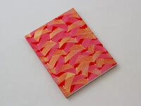 Japanbuch Tokyo Memo, Chiyogami Saitenspiel Auf Rot, 17 X 22 Cm 6 Japanbuch Tokyo Memo, Chiyogami Saitenspiel Auf Rot, 17 X 22 Cm – Bild 4