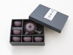 Teeservice Kurohira Murasakisujime, 6-teilig -Küchenutensilien Laden teeservice kurohira murasakisujime 6 telig 1