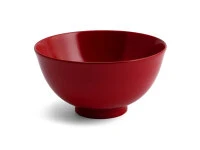 Urushi Reisschale Kenro L, Rot