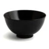 Urushi Reisschale Kenro L, Schwarz