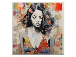 Wandbild Nihon No Pop Art #2, Farbig 1:1 -Küchenutensilien Laden wandbild nihon no poppu ato 2 farbig 1 1 17 1